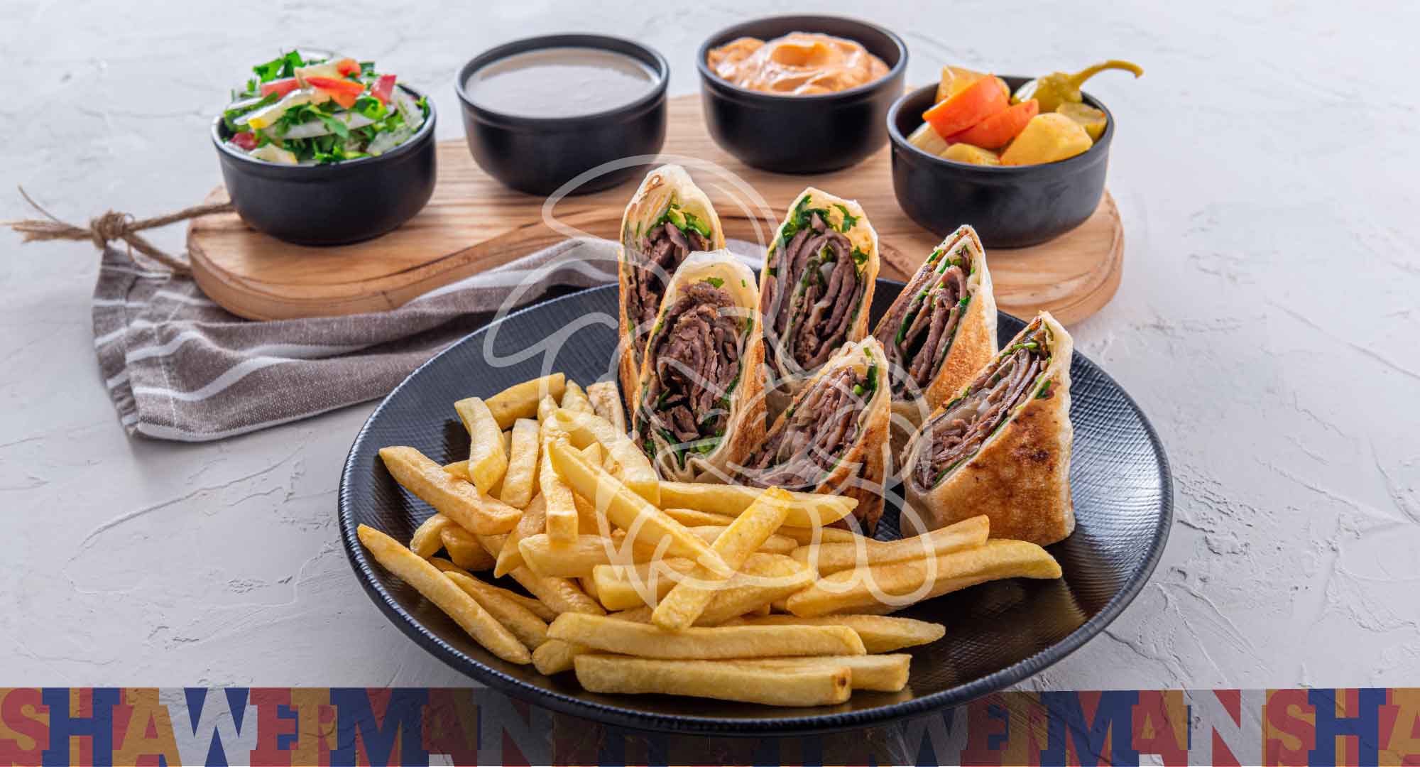 Shawerman’s Signature Meat Shawerma Options
